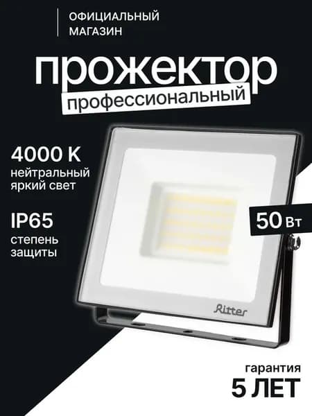 Прожектор светодиодный уличный ПРОФИ 50Вт 4000К