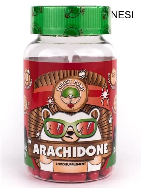 Arachidone Forest Pump Арахидон 1500 mg, преодоление плато и рост мышц, 60 капсул