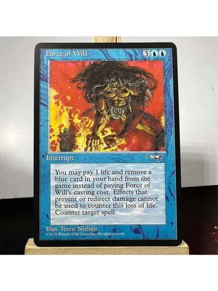 Набор MTG: Gaea's Cradle, Force of Will, Gauntlet of Might Beta +30 раритетов Эксклюзивные земли и легенды с защитным чехлом