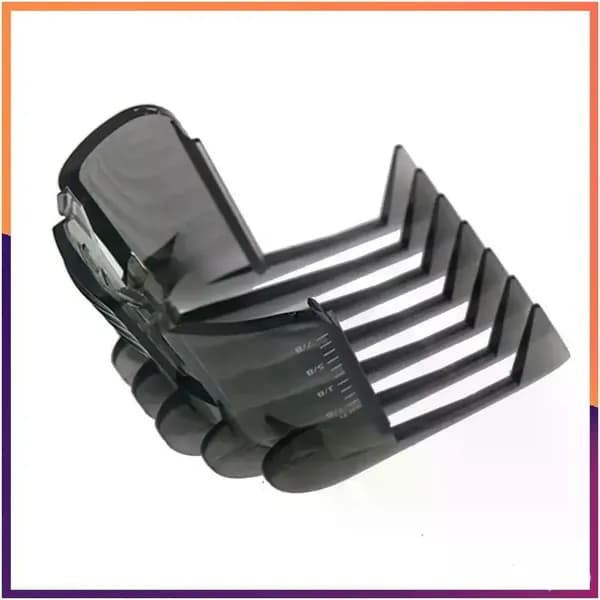 Машинка для стрижки Насадка-расческа для триммера Philips: QC5105 QC5115 QC5120 QC5125 QC5130 QC5135, регулируемая....X-cdee9476751f, черный
