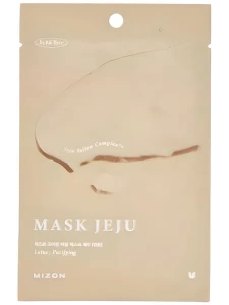 MIZON Тканевая маска для лица с экстрактом лотоса JOYFUL TIME MASK JEJU LOTUS 23мл