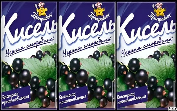Кисель Приправыч чёрная смородина 110г - 3 шт