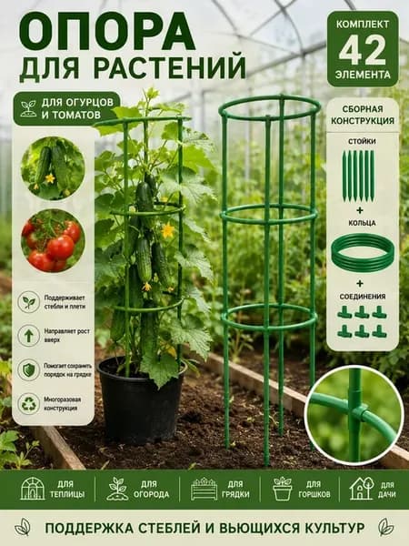 Опора для растений, 42 шт