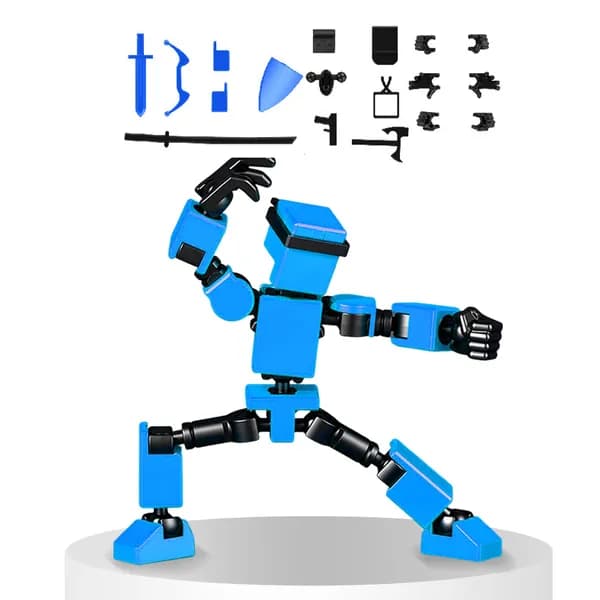 Мини-фигурка T13 из ABS-пластика, полностью подвижная, 9,5 см