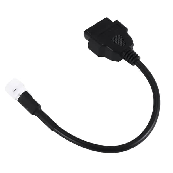 Кабель мотоцикла OBD совместим с 3-контактный штекерный кабель Диагностический 3Pin к OBD2 16-контактный адаптер