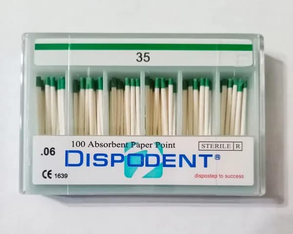 Штифты бумажные 06 №35, 100 шт, (Dispodent)