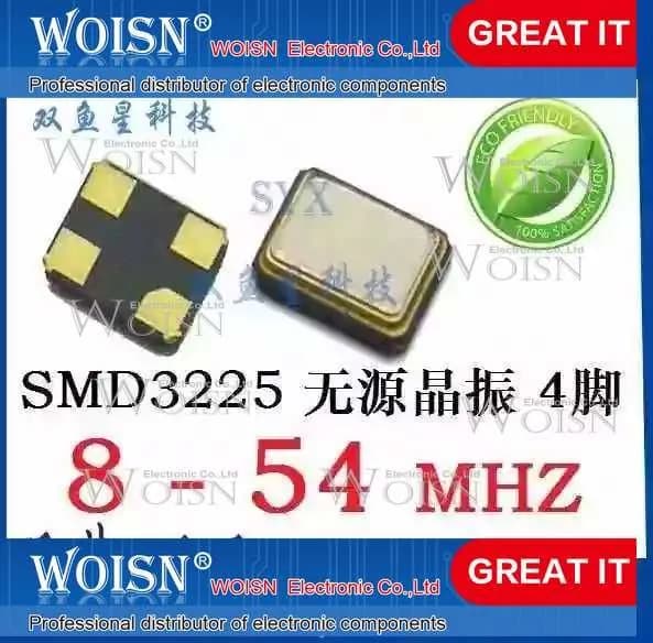 10шт 3225 28.636M 28.63636M passive surface mount crystal oscillator 28.62636MHz 4-pin security monitoring наличный товар