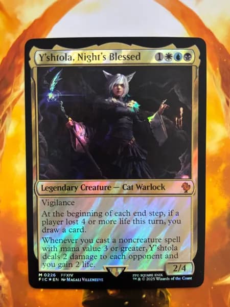 Портативные карты MTG Настройка и прокси высококачественной фольги Йштола, Благословенная ночь226