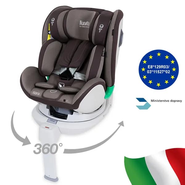 Автокресло Maczione Nis1-1 i-size группа 0/1 (0-18 кг), от 0 до 4 лет, 40-105 см, 360, Isofix.
