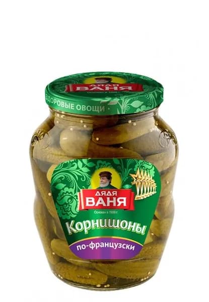 Корнишоны Дядя Ваня маринованные по-французски 680 г