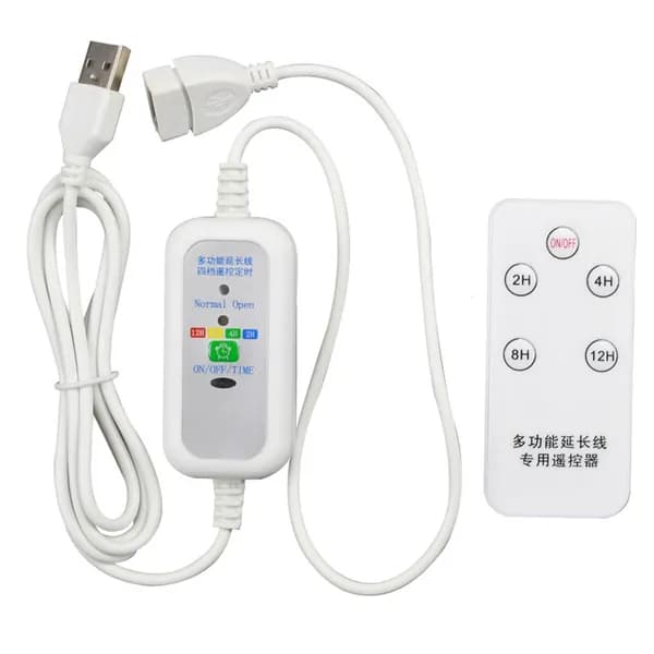 Дистанционный выключатель USB с таймером, 1,5 м