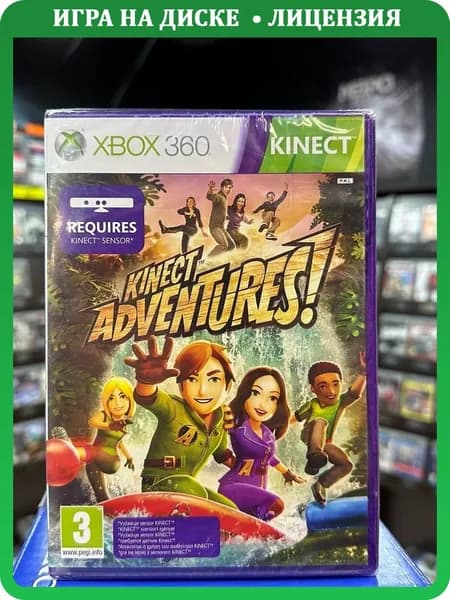 Игра Kinect Adventures! (Xbox 360) (Box)