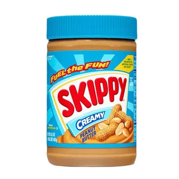 Легендарная американская арахисовая паста SKIPPY Creamy Peanut Butter, 462 г USA