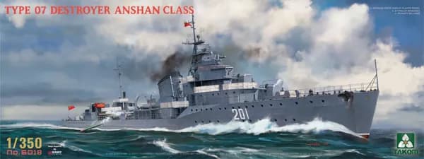 TAKOM 6018 1/350 ВМС ПЛА Тип 07 эсминец AnShan сборная модель корабля