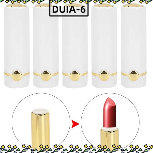 Пустая помада DIY, 5 шт, портативная упаковка, для косметического использования