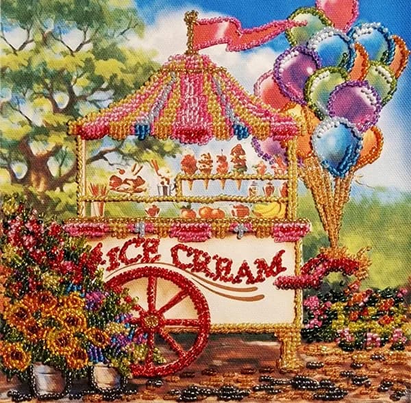 Картина "Сладкое лето" 20x20 см