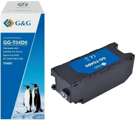 Бункер, емкость для отработанных чернил, G&G (GG-T04D0)