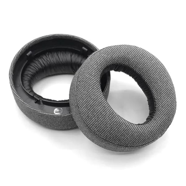 Сменные амбушюры для Sony PS5 Pulse Wireless Headphones, хлопково-льняные накладки "мягкая посадка" / улучшенная шумоизоляция.