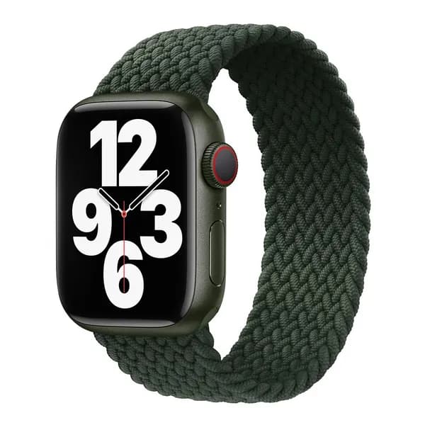 Нейлоновый ремешок для Apple Watch 42/44/45/49 mm, для series 1 2 3 4 5 6 7 8 9 SE Ultra,46mm(10 серий), размер S,Эластичный плетеный браслет