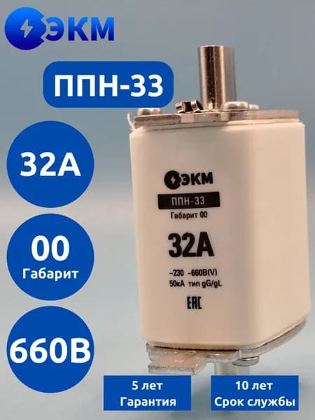 Плавкая вставка ППН-33-00-32А