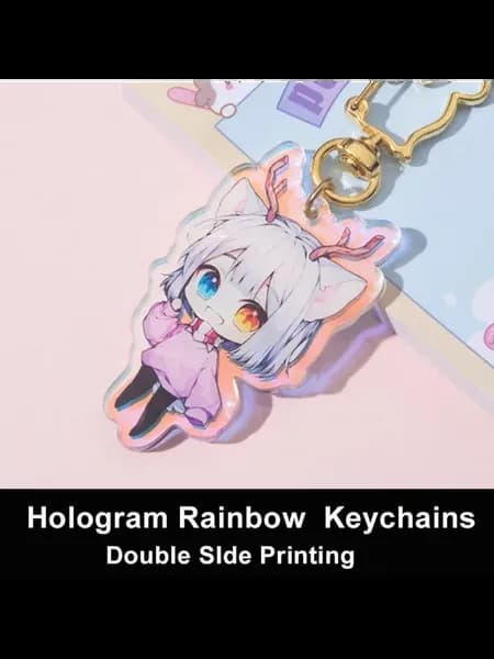 Брелок аниме Clear keychains, 3CM