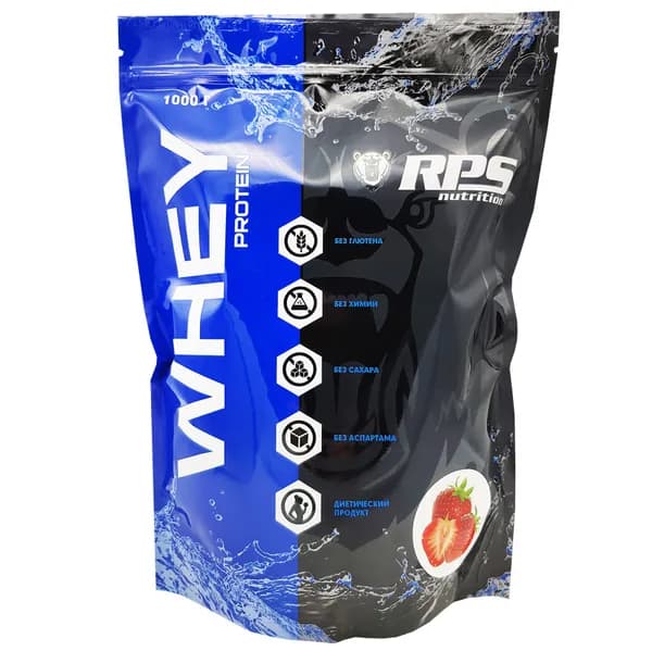 RPS Nutrition Whey Protein - 1000 грамм, клубника (33 порции)
