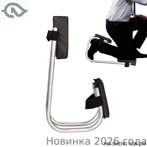 Ортопедический стул, Искусственная кожа, Black