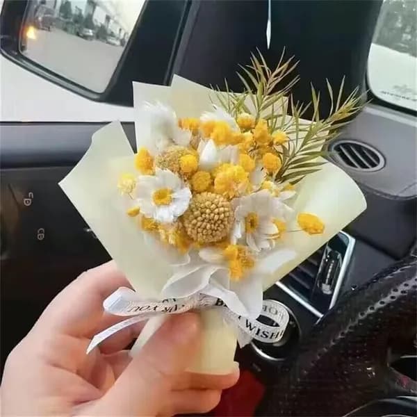 Ароматизатор автомобильный, белый+желтый