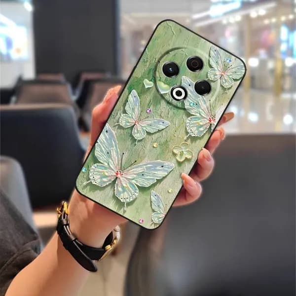 Чехол Lulumi для телефона Tecno Spark30 4G/KL6, противоударный, с мультяшным модным дизайном, мягкий, пылезащитный, с цветочным рисунком.