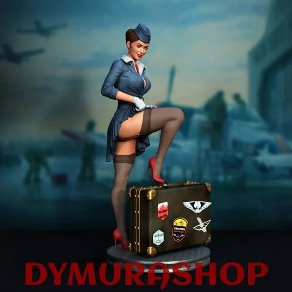 Фигурка Коллекционная Неокрашенная 0664 Stewardess 1/35