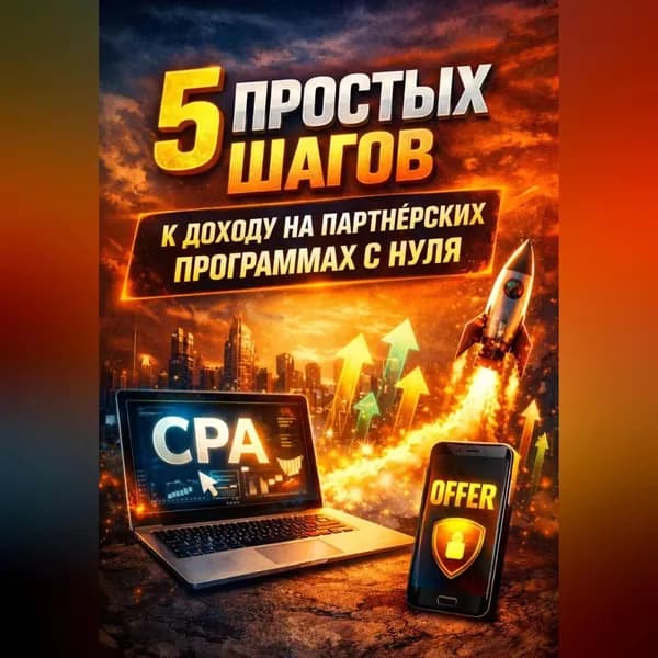 5 простых шагов к доходу на партнёрских программах с нуля | Вебмастер Алексей | Электронная аудиокнига