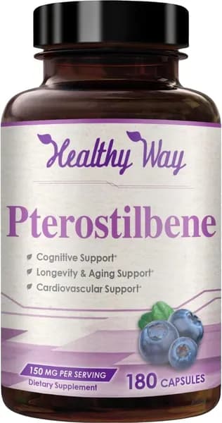 150mg Pterostilbene дополнение - один раз в день антиоксидантной добавки