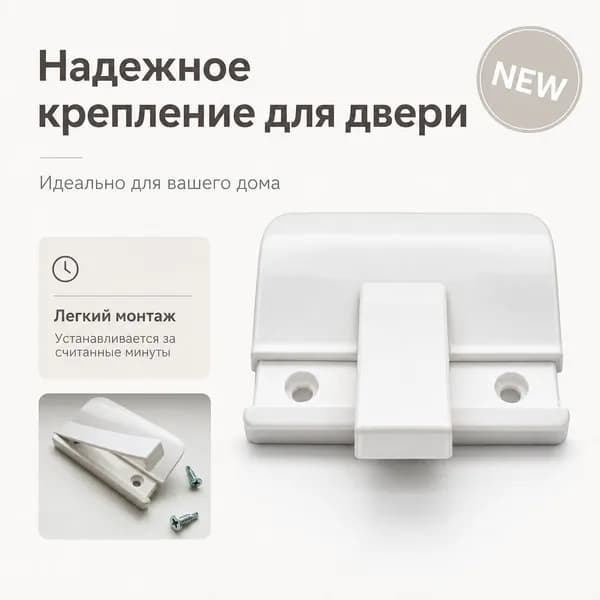 Ручка балконная пластиковая для пластиковой двери 2 шт