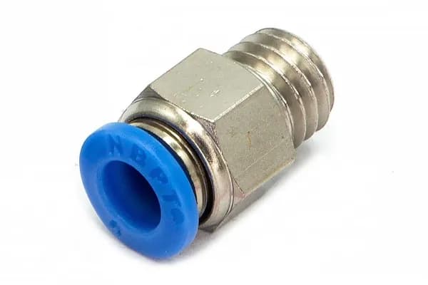 Пневмофитинг цанговый прямой с наружной резьбой PC 6-М10х1.5