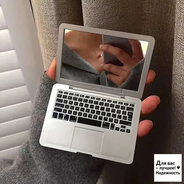 Зеркало настенное, 6.5 см х 2 см, 1 шт