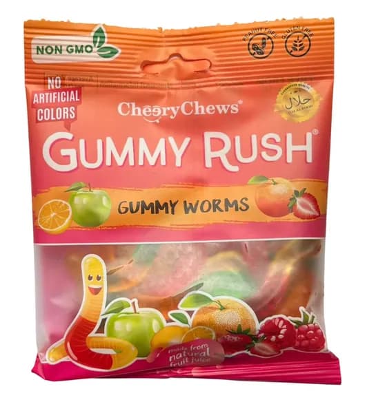 Жев.мармелад Червячки Чистые 90 гр / Gummy Rush
