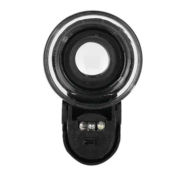 Мини-лупа 45X с LED подсветкой, регулировка фокуса, увеличительное стекло