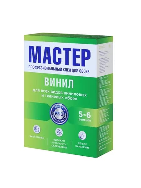 Клей для виниловых обоев Мастер, 200 г, 6383