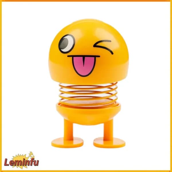 Игрушка Spring Bobble Head, динамическое покачивание, для уменьшения усталости за рулем № 13 выплюнуть язык