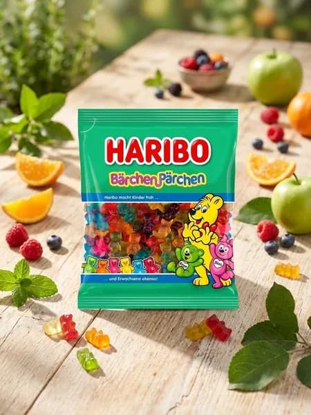 Жевательный мармелад Haribo Barchen-Parchen Медвежьи пары 160 г