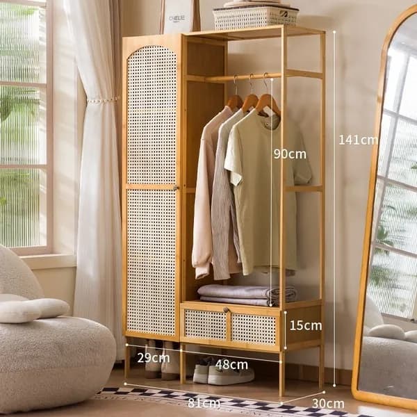 Гардеробная система, МДФ, 30х81х141 см