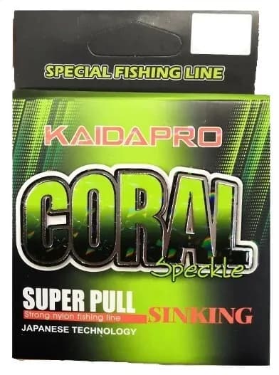 Леска Kaida CORAL SPECKLE Super Pull Sinking 100м Camouflage 0.30мм 6.1кг 13.4Lb