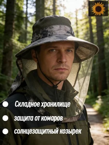 Бейсболка для рыбалки и охоты 1
