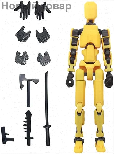 Фигурки Lucky Titan T13 3D-печатная многосуставная подвижная кукла-робот