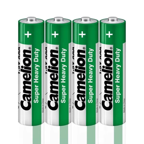 Батарейки мизинчиковые ААА / Camelion / AAA солевой тип, 4 шт.