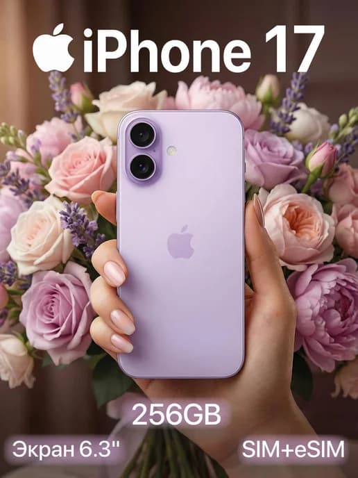 Смартфон iPhone 17 256GB Lavender