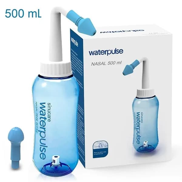 Назальный ирригатор 500 мл WATERPULSE YT-500 для промывания носа и пазух при насморке, аллергии, гайморите детям и взро