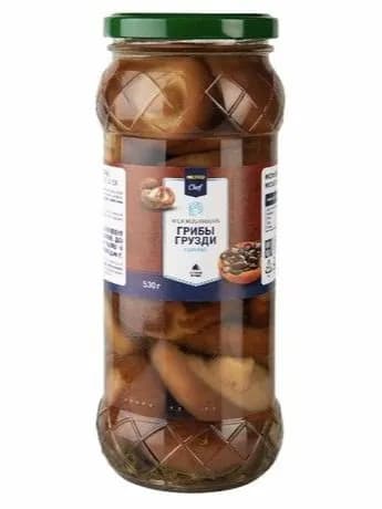 Metro Chef Грибы Грузди Соленые, 530г