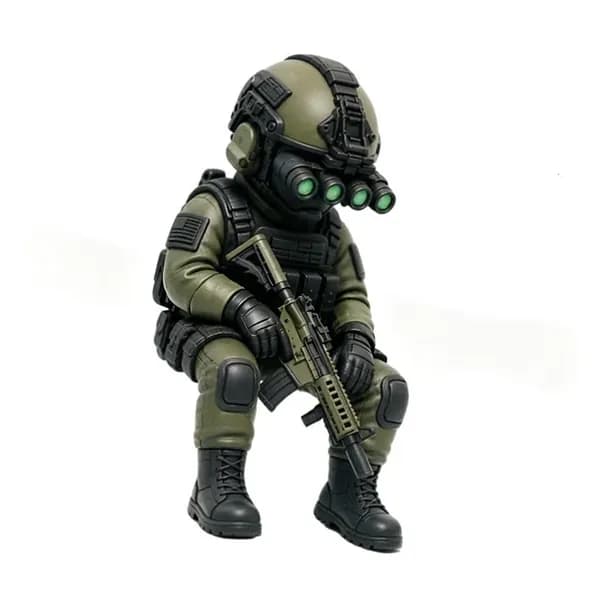 Тактическая мини-фигурка солдата, - A