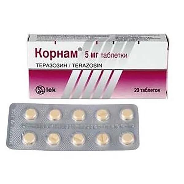 Корнам таблетки 5мг 20шт
